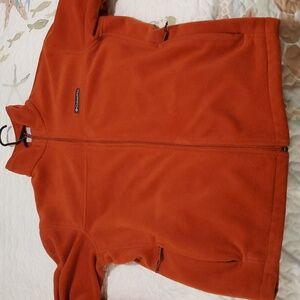 Columbia Women's Fleece Jacket size L Burnt Orange EUC  warm